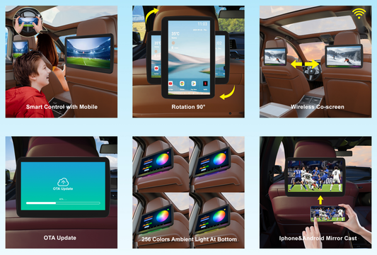 Car Monitor with Mirrorlink/ EZ Cast popular in the Industry