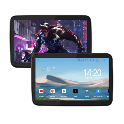 10.1 inch Android 10  Car Headrest Monitor,Touch Screen,Support Phone Mirror Link/HDMI in+Out/Bluetooth/USB/SD Headrest Video Player