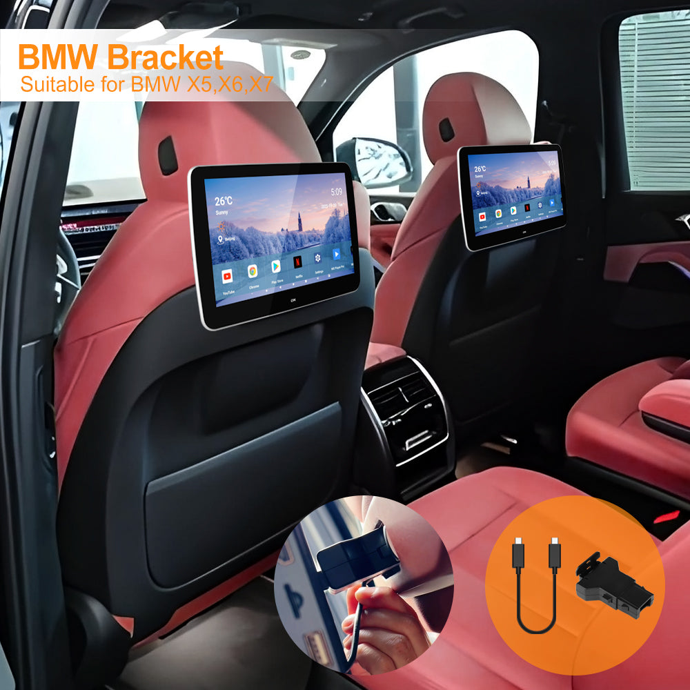 11.6inch 4K Car Android Display Screen,Portable Car TV Headrest Monitor Tablet for Cars Back seat Support Phone Wireless mirroring,Wireless CO-screen 256 colors Running ambinet light,WiFi/Bluetooth/HDMI in and out/USB/ Support 4K Video