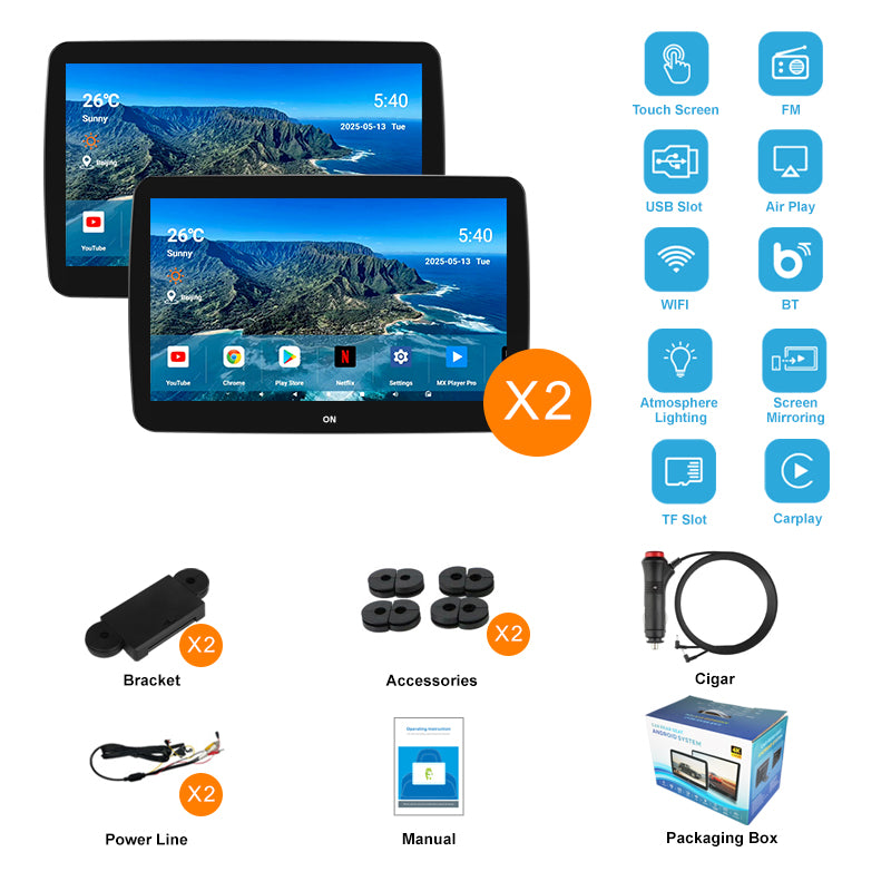 Sonice 1169 11.6"car headrest monitor/monitor/car monitor/car headrest/headrest monitor/android monitor/car display/car