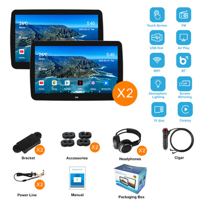 Sonice 1169 11.6"car headrest monitor/monitor/car monitor/car headrest/headrest monitor/android monitor/car display/car