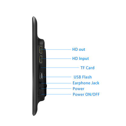 12inch 3K HD resolution with Aluminum Alloy casing Portable Car TV Headrest Monitor Tablet for Cars Back seat Support Phone Wireless mirroring, Wireless CO-screen 256 colors Running ambinet light，WiFi/Bluetooth/HDMI in and out/USB/ Support 4K Video