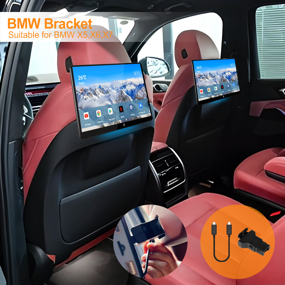 14inch 4K Portable Car TV Headrest Monitor Tablet for Cars Back seat Support Phone Wireless mirroring, Wireless CO-screen 256 colors Running ambinet light,WiFi/Bluetooth/HDMI in and out/USB/ Support 4K Video