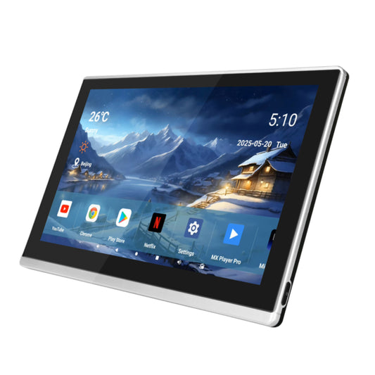 11.6 RK3566; SJ-1166AZ,  Inch Android 12 Touch Screen Car TV Headrest Monitor for Back Seat with Ambient Light, Support 4K Video/WiFi/Bluetooth/Airplay/HDMI Input/USB/SD Card/Mirror Link, 4+64G