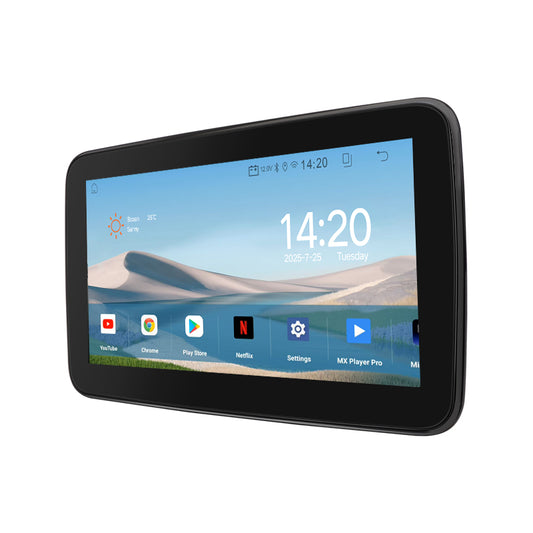 10.1" RK3566, Android 12 Back Seat Car TV,5G WiFi Car Headrest Monitor Tablet Touch Screen,Support Phone Mirror Link/HDMI in+Out/Bluetooth/USB/SD Headrest Video Player (10.1" 2G Ram+32G ROM(1*pc))